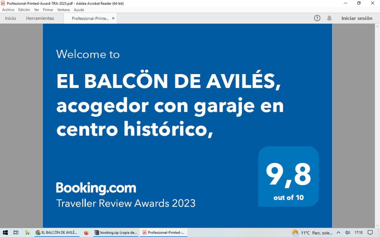 El Balcoen De Aviles, Acogedor Con Garaje En Centro Historico, Экстерьер фото